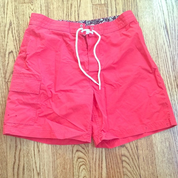 Brooks Brothers swim trunks